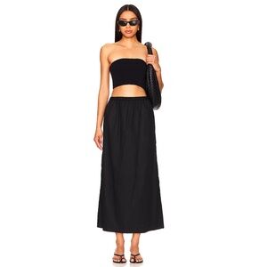 Enza Costa Resort skirt in black